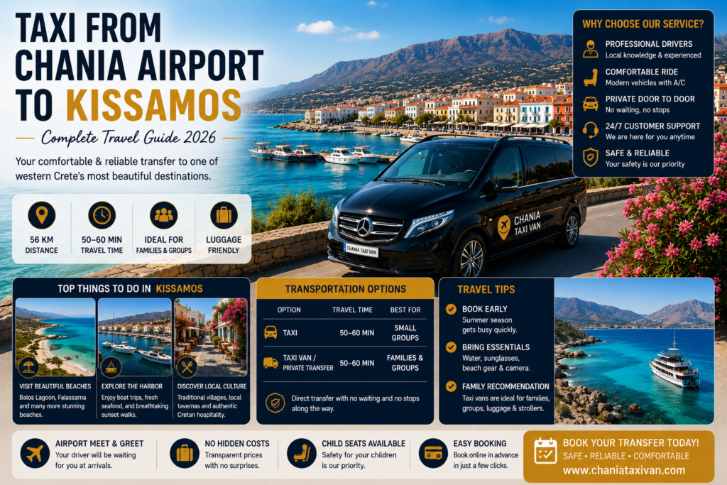 taxi from chania airport to kissamos