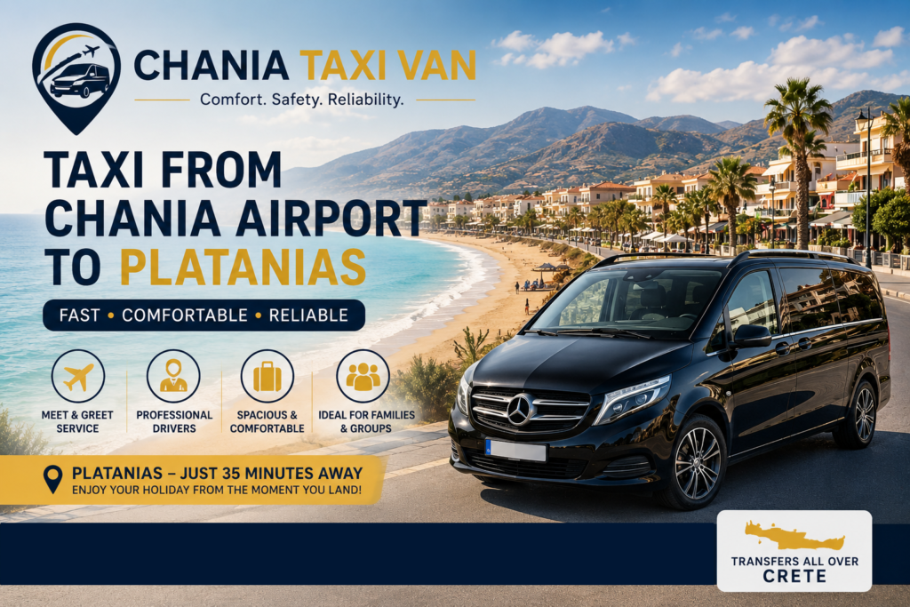 taxi from chania airport to platanias